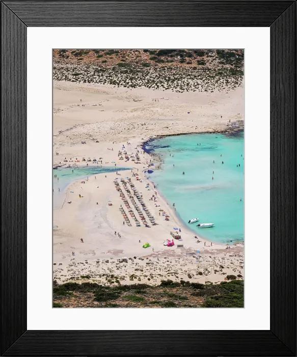 Framed Print : Balos Lagoon Beach, elevated view, Gramvousa Peninsula, Chania Region, Crete, Greece Framed Print : Balos Lagoon Beach, elevated view, Gramvousa Peninsula, Chania Region, Crete, Greece