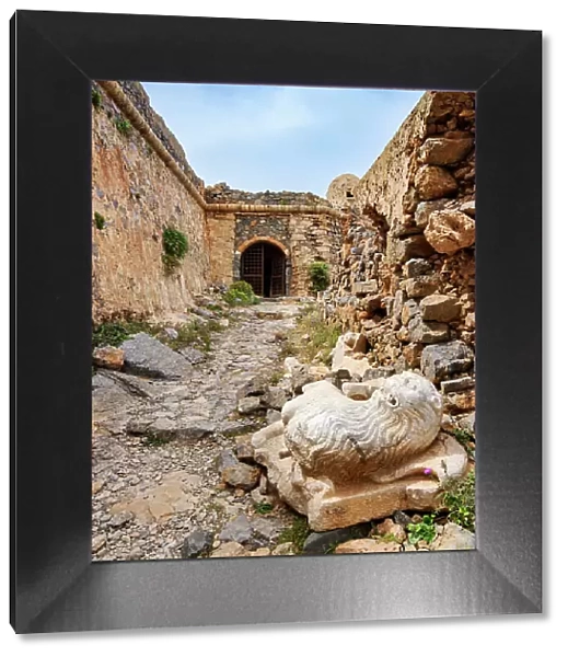 Venetian Fort Ruins, Imeri Gramvousa, Chania Region, Crete, Greece