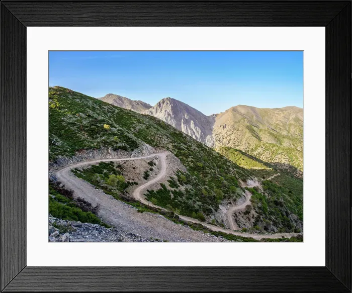 Framed Print : Omalos Mountains, Chania Region, Crete, Greece Framed Print : Omalos Mountains, Chania Region, Crete, Greece