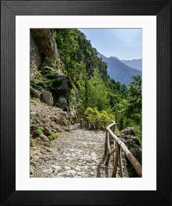 Framed Print : Samaria Gorge, Chania Region, Crete, Greece Framed Print : Samaria Gorge, Chania Region, Crete, Greece