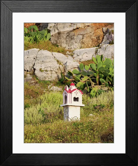 Framed Print : The Miniature Roadside Chapel, City of Rethymno, Rethymno Region, Crete, Greece Framed Print : The Miniature Roadside Chapel, City of Rethymno, Rethymno Region, Crete, Greece