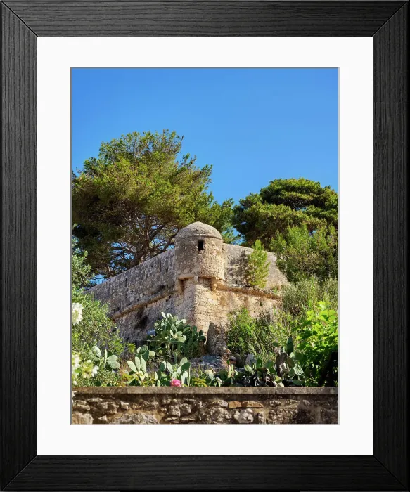 Framed Print : Venetian Fortezza Castle, City of Rethymno, Rethymno Region, Crete, Greece