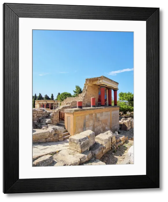 Framed Print : Palace of Minos, Knossos, Heraklion Region, Crete, Greece Framed Print : Palace of Minos, Knossos, Heraklion Region, Crete, Greece