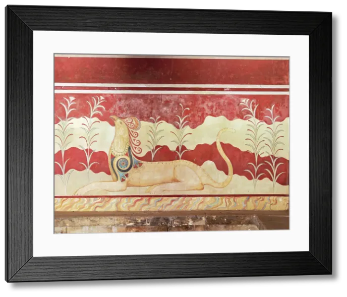 Framed Print : The throne room, interior, Palace of Minos, Knossos, Heraklion Region, Crete, Greece Framed Print : The throne room, interior, Palace of Minos, Knossos, Heraklion Region, Crete, Greece