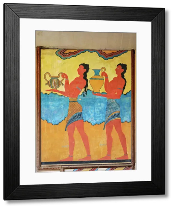 Framed Print : Palace of Minos, detailed view, Knossos, Heraklion Region, Crete, Greece Framed Print : Palace of Minos, detailed view, Knossos, Heraklion Region, Crete, Greece