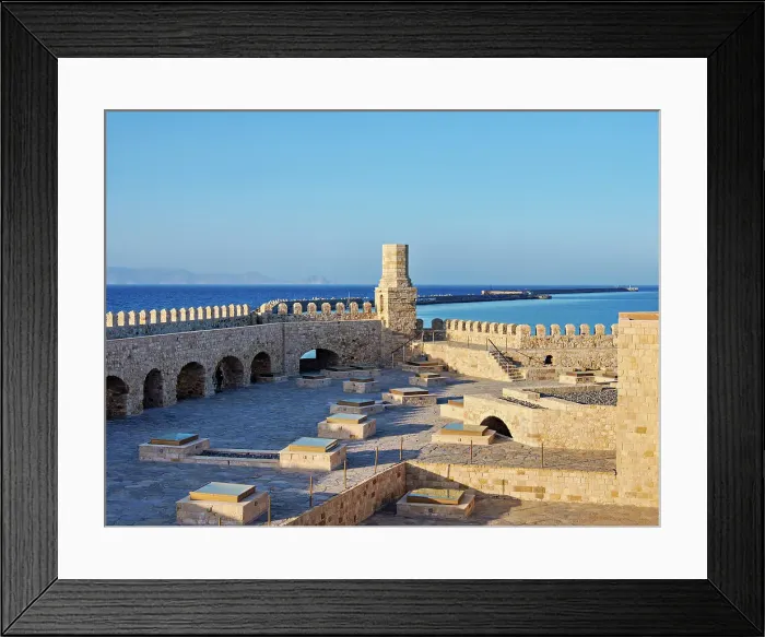 Framed Print : The Koules Fortress, City of Heraklion, Crete, Greece Framed Print : The Koules Fortress, City of Heraklion, Crete, Greece