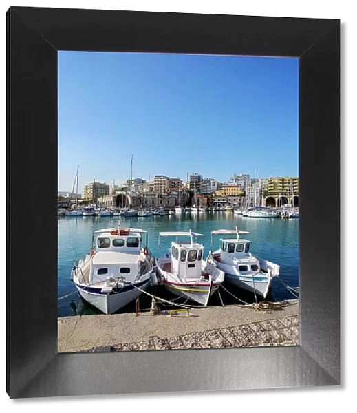 Old Venetian Port, City of Heraklion, Crete, Greece