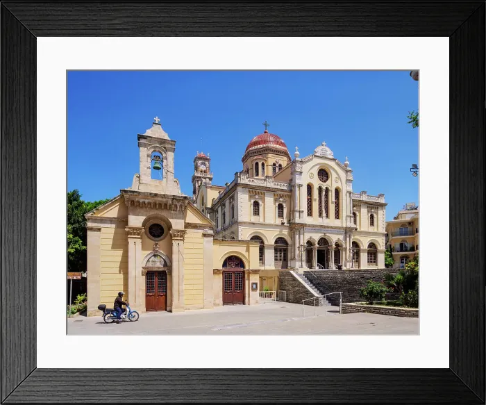Framed Print : Agios Minas Cathedral, City of Heraklion, Crete, Greece Framed Print : Agios Minas Cathedral, City of Heraklion, Crete, Greece
