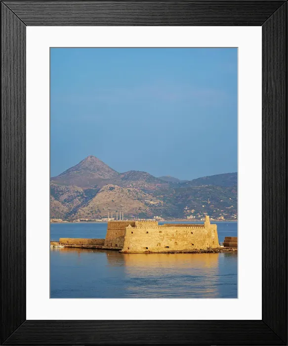 Framed Print : The Koules Fortress at sunrise, City of Heraklion, Crete, Greece Framed Print : The Koules Fortress at sunrise, City of Heraklion, Crete, Greece