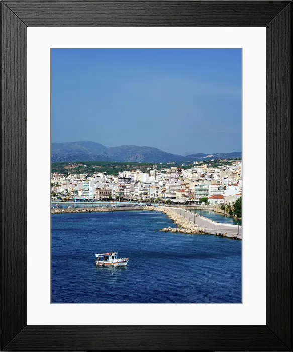 Framed Print : Townscape of Sitia, Lasithi Region, Crete, Greece Framed Print : Townscape of Sitia, Lasithi Region, Crete, Greece