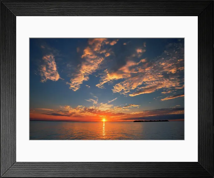 Framed Print : Clouds above Lake Manitoba at sunset, Steep Rock, Manitoba, Canada Framed Print : Clouds above Lake Manitoba at sunset, Steep Rock, Manitoba, Canada