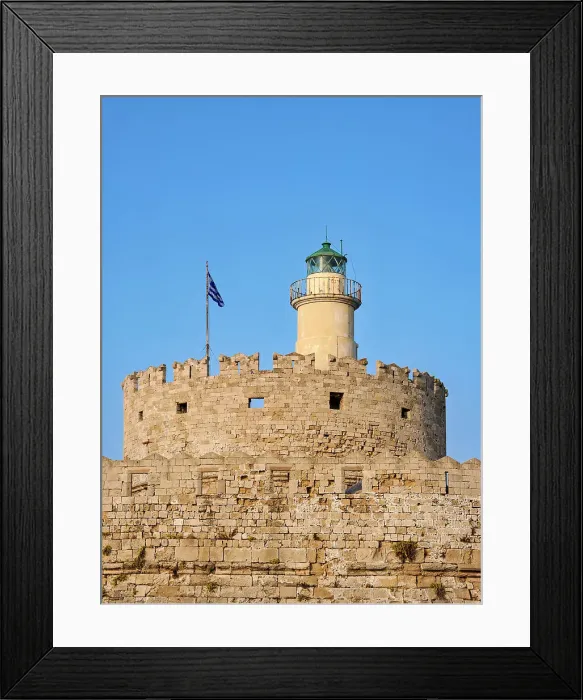 Framed Print : Saint Nicholas Fortress, Rhodes City, Rhodes Island, Dodecanese, Greece Framed Print : Saint Nicholas Fortress, Rhodes City, Rhodes Island, Dodecanese, Greece