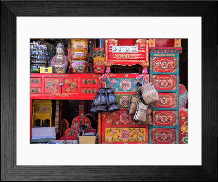 Framed Print : Stall at Panjiayuan Market, Beijing, China Framed Print : Stall at Panjiayuan Market, Beijing, China