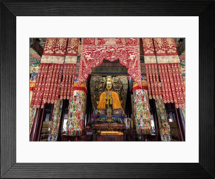 Framed Print : Statue at Yonghe (or Lama) Temple, Beijing, China Framed Print : Statue at Yonghe (or Lama) Temple, Beijing, China
