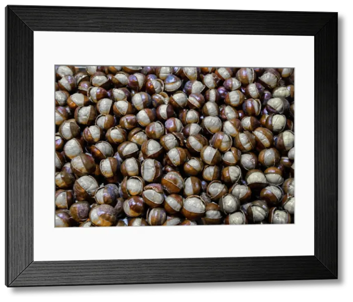 Framed Print : Longan fruit displayed at stall on Wangfujing Snack Street. Beijing, China Framed Print : Longan fruit displayed at stall on Wangfujing Snack Street. Beijing, China