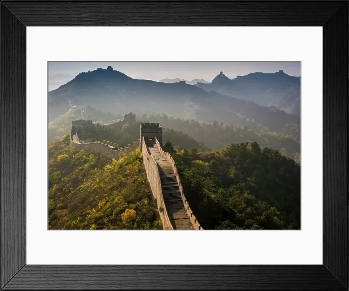Framed Print : Great Wall of China at Jinshanling, China Framed Print : Great Wall of China at Jinshanling, China