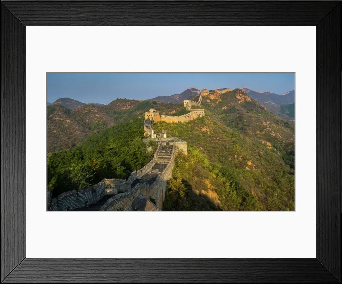 Framed Print : Great Wall of China at Jinshanling, China Framed Print : Great Wall of China at Jinshanling, China