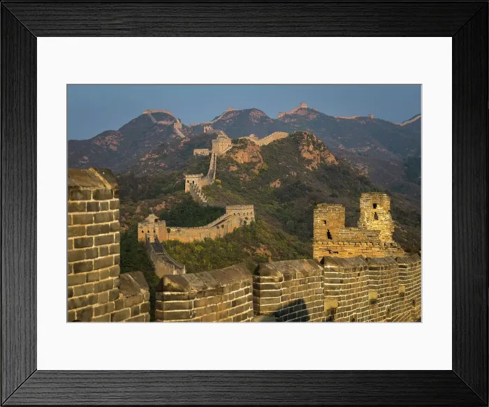 Framed Print : Great Wall of China at Jinshanling, China Framed Print : Great Wall of China at Jinshanling, China