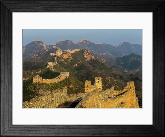 Framed Print : Great Wall of China at Jinshanling, China Framed Print : Great Wall of China at Jinshanling, China