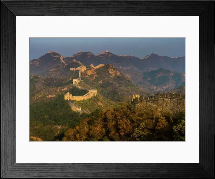 Framed Print : Great Wall of China at Jinshanling, China Framed Print : Great Wall of China at Jinshanling, China