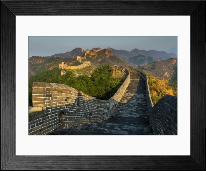 Framed Print : Great Wall of China at Jinshanling, China Framed Print : Great Wall of China at Jinshanling, China