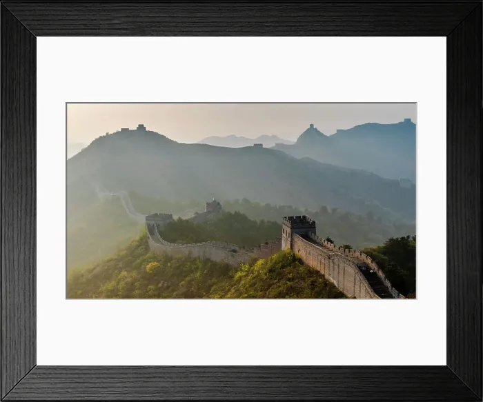 Framed Print : Great Wall of China at Jinshanling, China Framed Print : Great Wall of China at Jinshanling, China