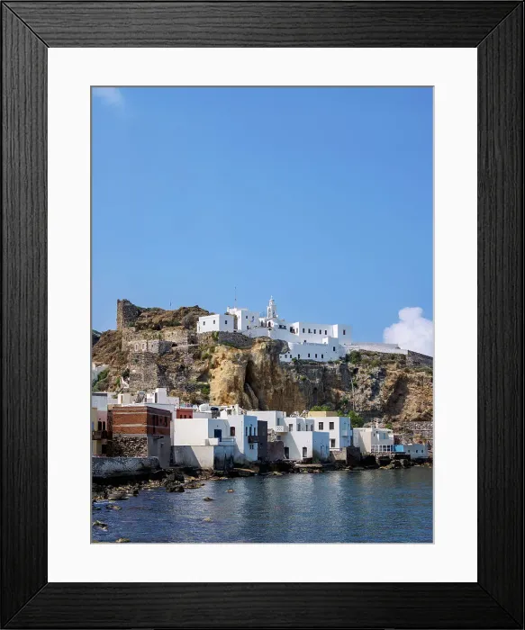 Framed Print : View towards the Panagia Spiliani, Blessed Virgin Mary of the Cave Monastery, Mandraki, Nisyros Island, Dodecanese, Greece Framed Print : View towards the Panagia Spiliani, Blessed Virgin Mary of the Cave Monastery, Mandraki, Nisyros Island, Dodecanese, Greece