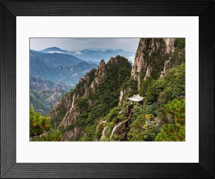 Framed Print : West Sea Canyon at Huangshan (Yellow Mountains), China