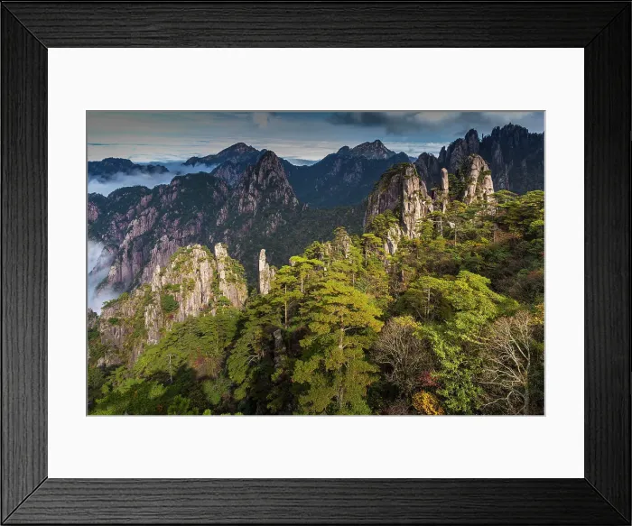 Framed Print : North Sea at Huangshan (Yellow Mountains), China Framed Print : North Sea at Huangshan (Yellow Mountains), China