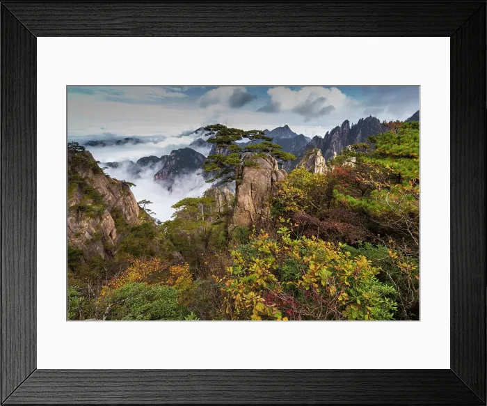 Framed Print : North Sea at Huangshan (Yellow Mountains), China Framed Print : North Sea at Huangshan (Yellow Mountains), China