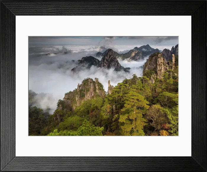 Framed Print : North Sea at Huangshan (Yellow Mountains), China Framed Print : North Sea at Huangshan (Yellow Mountains), China