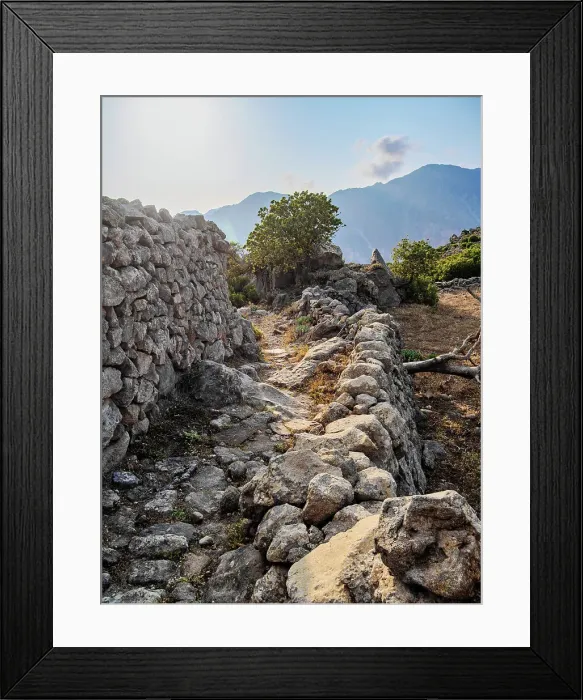 Framed Print : Old Way to Nikia Village, Nisyros Island, Dodecanese, Greece Framed Print : Old Way to Nikia Village, Nisyros Island, Dodecanese, Greece