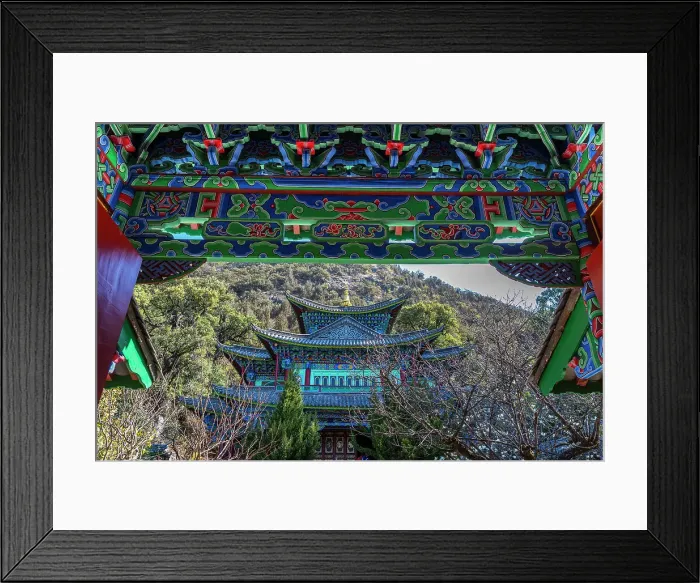 Framed Print : Yufeng Temple, Lijiang, China Framed Print : Yufeng Temple, Lijiang, China