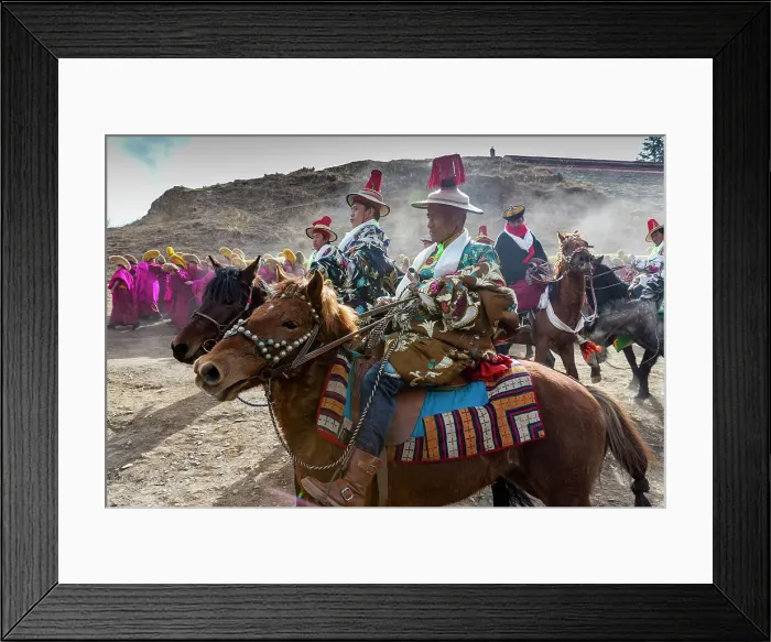 Framed Print : Monlam, Great Prayer Festival at Labrang Monastery, Xiahe, China Framed Print : Monlam, Great Prayer Festival at Labrang Monastery, Xiahe, China