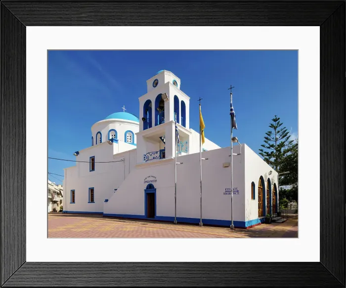 Framed Print : Holy Church of the Nativity of the Virgin Kardamena, Kardamaina, Kos Island, Dodecanese, Greece Framed Print : Holy Church of the Nativity of the Virgin Kardamena, Kardamaina, Kos Island, Dodecanese, Greece
