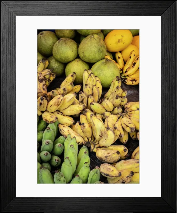 Framed Print : Bananas for sale in a food market in Luang Prabang (ancient capital of Laos on the Mekong river), Laos Framed Print : Bananas for sale in a food market in Luang Prabang (ancient capital of Laos on the Mekong river), Laos