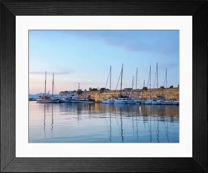 Framed Print : Kos Town Harbour and Nerantzia Castle at dusk, Kos Island, Dodecanese, Greece Framed Print : Kos Town Harbour and Nerantzia Castle at dusk, Kos Island, Dodecanese, Greece