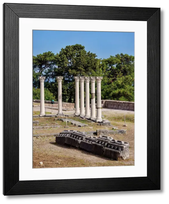 Framed Print : Ruins of ancient Asclepieion, Kos Island, Dodecanese, Greece Framed Print : Ruins of ancient Asclepieion, Kos Island, Dodecanese, Greece