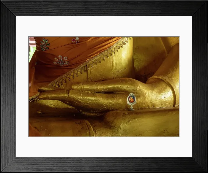 Framed Print : Detail of hand of a Buddha statue, Wat Pak Khan Khammungkhun, Luang Prabang (ancient capital of Laos on the Mekong river), Laos Framed Print : Detail of hand of a Buddha statue, Wat Pak Khan Khammungkhun, Luang Prabang (ancient capital of Laos on the Mekong river), Laos