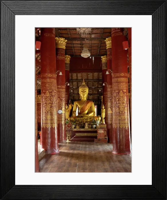 Framed Print : Wat Pak Khan Khammungkhun, Luang Prabang (ancient capital of Laos on the Mekong river), Laos Framed Print : Wat Pak Khan Khammungkhun, Luang Prabang (ancient capital of Laos on the Mekong river), Laos