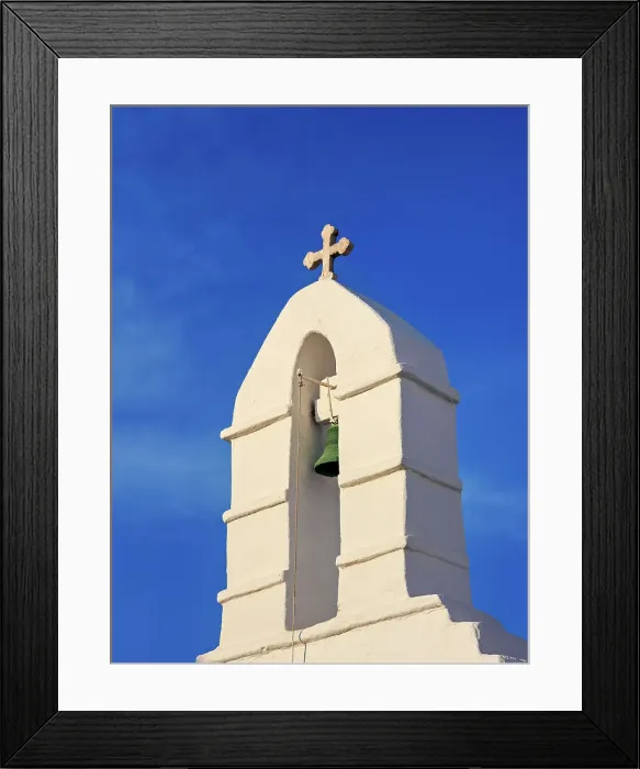 Framed Print : Whitewashed Church at Chora, detailed view, Mykonos Town, Mykonos Island, Cyclades, Greece Framed Print : Whitewashed Church at Chora, detailed view, Mykonos Town, Mykonos Island, Cyclades, Greece