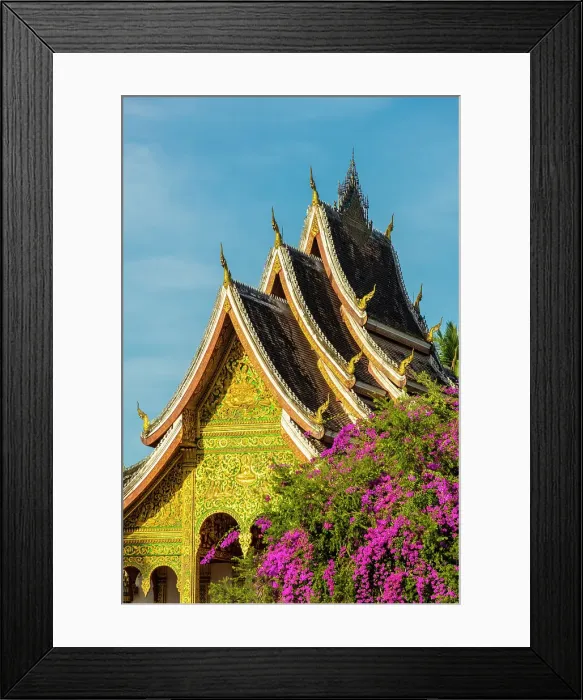 Framed Print : Haw Pha Bang temple, Luang Prabang (ancient capital of Laos on the Mekong river), Laos Framed Print : Haw Pha Bang temple, Luang Prabang (ancient capital of Laos on the Mekong river), Laos