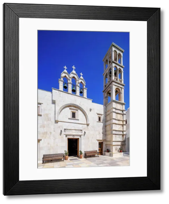 Framed Print : Monastery of Tourliani, Ano Mera, Mykonos Island, Cyclades, Greece Framed Print : Monastery of Tourliani, Ano Mera, Mykonos Island, Cyclades, Greece