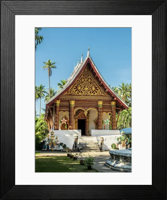 Framed Print : Wat Wisunarat, Luang Prabang (ancient capital of Laos on the Mekong river), Laos Framed Print : Wat Wisunarat, Luang Prabang (ancient capital of Laos on the Mekong river), Laos