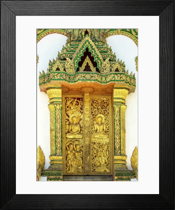 Framed Print : Haw Pha Bang temple, Luang Prabang (ancient capital of Laos on the Mekong river), Laos Framed Print : Haw Pha Bang temple, Luang Prabang (ancient capital of Laos on the Mekong river), Laos