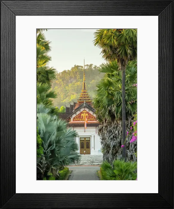 Framed Print : Royal Palace, Luang Prabang (ancient capital of Laos on the Mekong river), Laos Framed Print : Royal Palace, Luang Prabang (ancient capital of Laos on the Mekong river), Laos