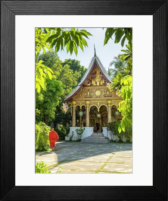 Framed Print : Wat Pa Phai Temple, Luang Prabang (ancient capital of Laos on the Mekong river), Laos Framed Print : Wat Pa Phai Temple, Luang Prabang (ancient capital of Laos on the Mekong river), Laos