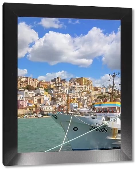 Sciacca harbour, Sciacca, Agrigento district, Sicily, Italy