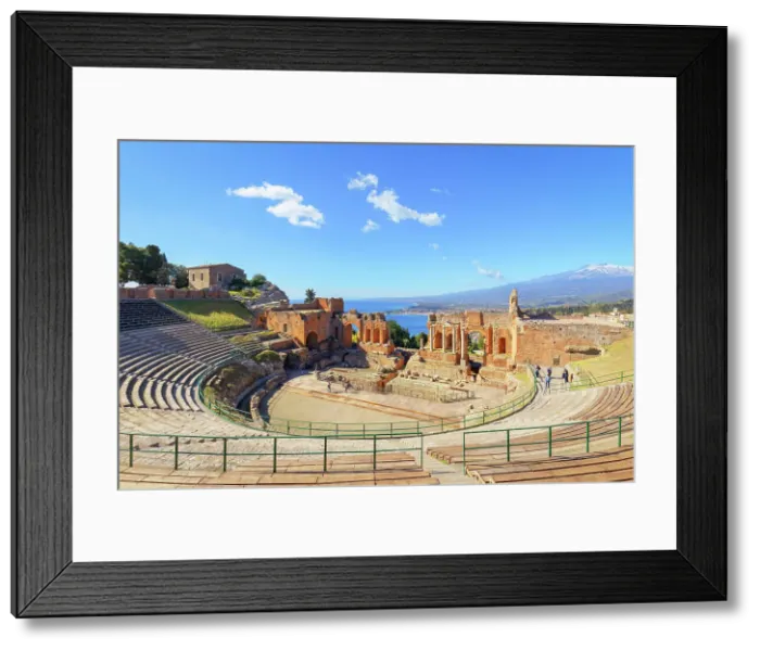 Framed Print : The Greek theatre, Taormina, Sicily, Italy Framed Print : The Greek theatre, Taormina, Sicily, Italy