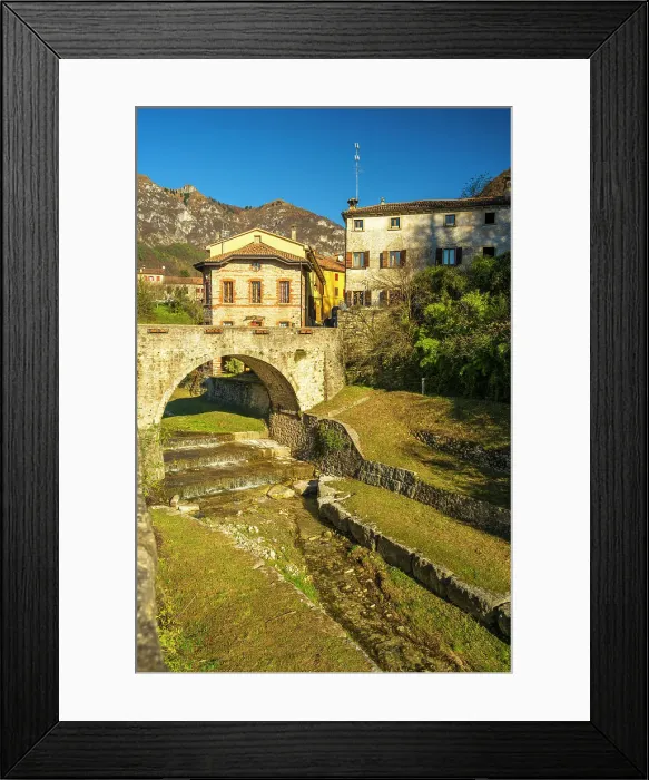 Framed Print : europe, Italy, Veneto. Cison di Valmarino in the Prosecco hills Framed Print : europe, Italy, Veneto. Cison di Valmarino in the Prosecco hills
